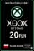 XBox Live նվեր քարտ Լեհաստան - 20 PLN