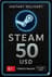 Steam Wallet Gift Card - 50 USD (Turkey)