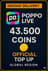 Poppo Live - 43500 Koin (Isi Ulang)