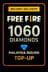 Recarga de 1060 Diamantes de Free Fire (Malasia)