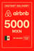Airbnbギフトカード - 5000MXN（メキシコ）