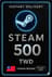 Steam Wallet Նվեր Քարտ Թայվան 500 TWD