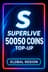 SuperLive 50.050 Coins Top-Up (Global)