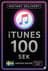 iTunes Gift Card 100 SEK SE