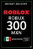 Roblox 300 MXN Game Card (MX)