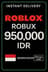 Roblox 950.000 IDR Game Card (ID)