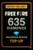 Doladowanie 635 diamentów Free Fire (Indonezja)