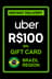 Uber Gift Card - 100 BRL
