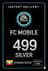 FC Mobile 499 Ezüst Ajándékkártya - Mianmar