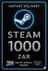 Steam Wallet 1000 ZAR - (Jižní Afrika) Gift Card