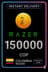 Razer Gold Colombie 150000COP