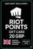 Card Cadou Riot Points 20 GBP (Regatul Unit)