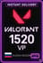 Valorant 1520 VP (Ruský server)
