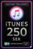iTunes Gift Card 250 SEK SE