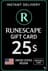 Runescape Hədiyyə Kartı - 25$
