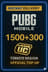 PUBG Mobile - 1500+300 UC Top-Up (Turkey)