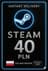 Steam Wallet 40 PLN - (Pologne)