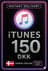iTunes Gift Card 150 DKK